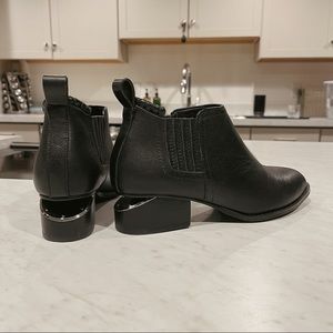 Leather ankle boots